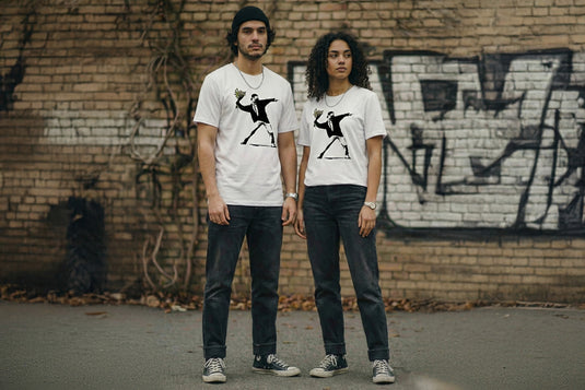 T-shirt - Flower Thrower Bílá