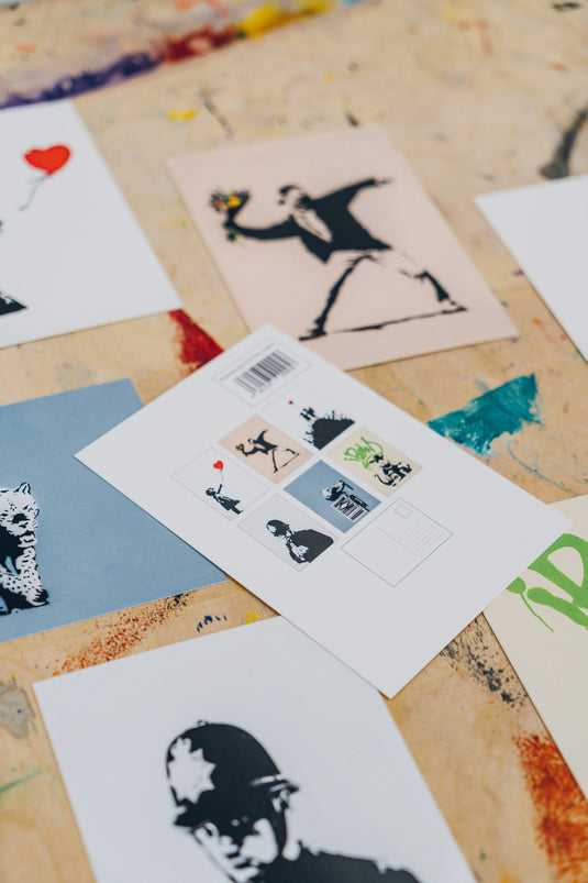 Girl With Baloon Postkarte 6er Pack