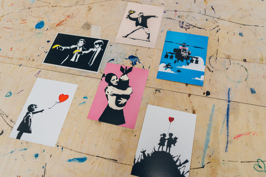 Flower Thrower Postkarte 6er Pack