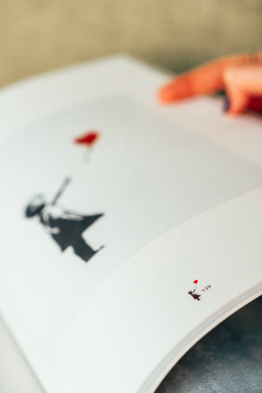 Banksy Ausstellungsbuch auf Englisch