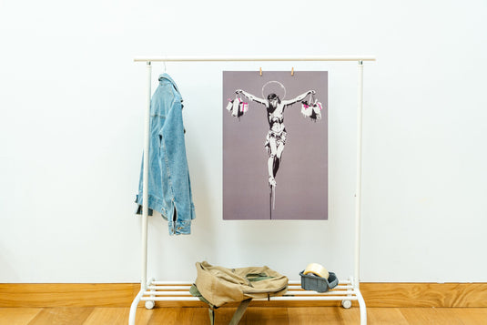 Plakát - Christ with Shopping Bags