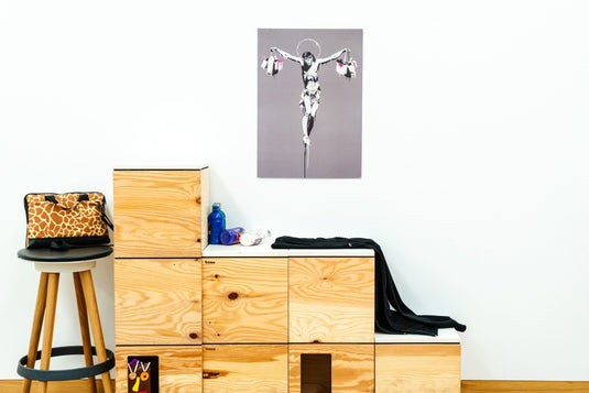 Plakát - Christ with Shopping Bags