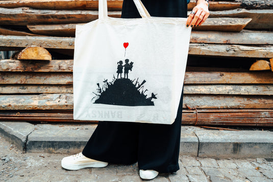 Jutebeutel groß - Kids On Guns