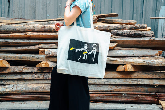 Jutebeutel groß - Pulp Fiction