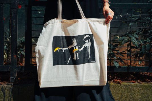 Jutebeutel groß - Pulp Fiction