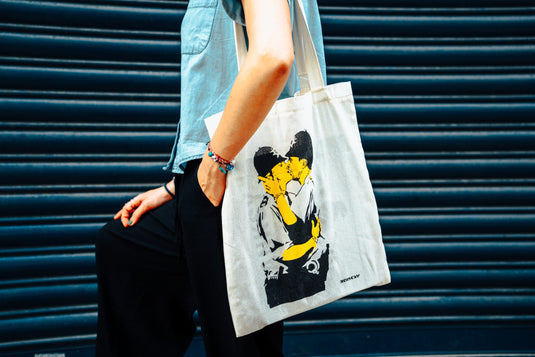 Jutebeutel klein - Kissing Copper