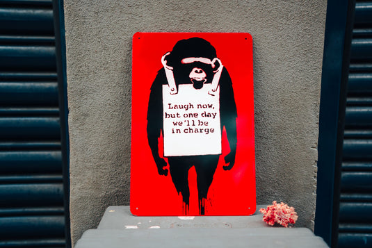 Metall Platte - Laugh Now (Červená)