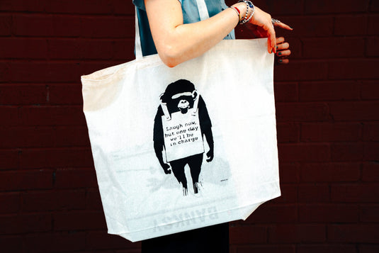 Grand sac en jute - Laugh Now