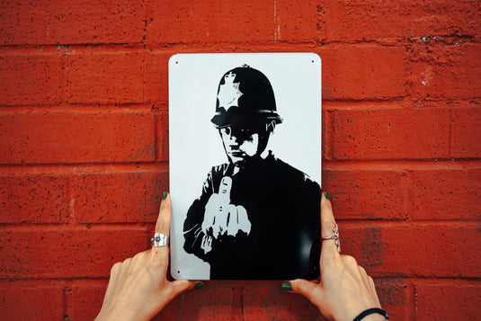 Metall Platte - Rude Copper