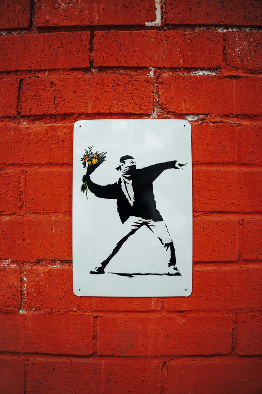 Metall Platte - Flower Thrower