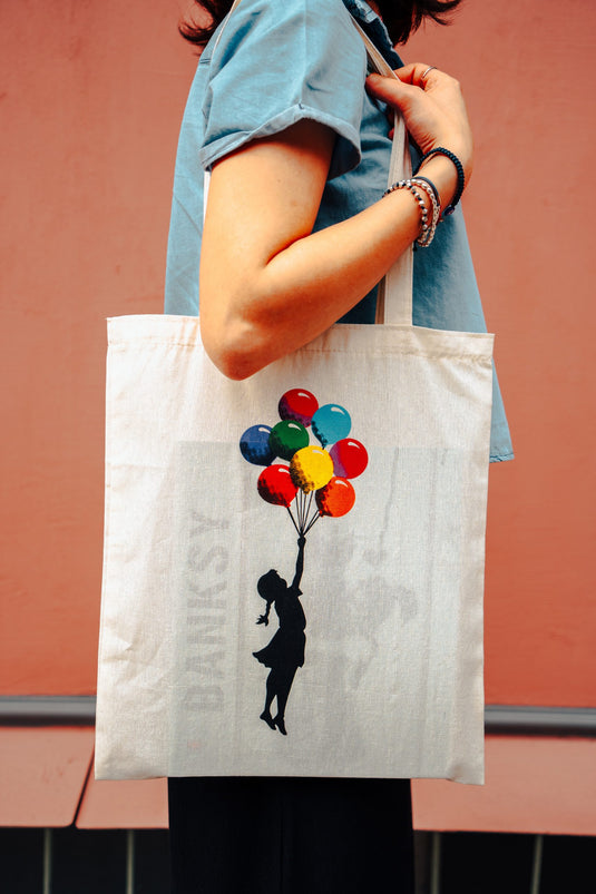 Jutebeutel klein - Floating Girl