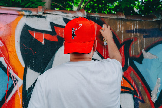 Casquette - Girl with Balloon (Rouge)