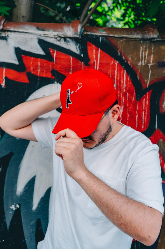 Casquette - Girl with Balloon (Rouge)