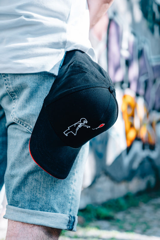 Czapka - Girl with Balloon (Czarny)