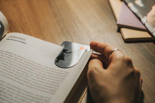 Metall Lesezeichen 3er Set - Silver