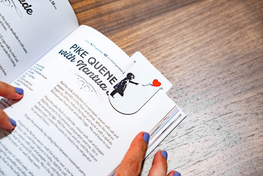 Metall Lesezeichen 3er Set - Weiß