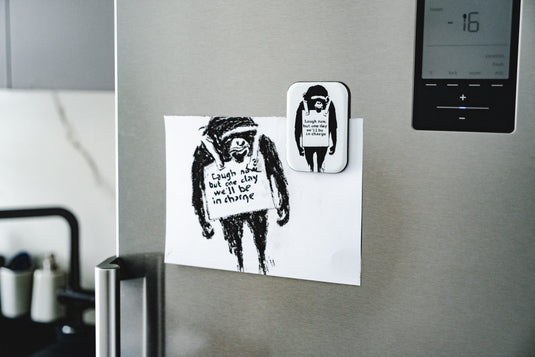 Koelkastmagneet - Lach nu