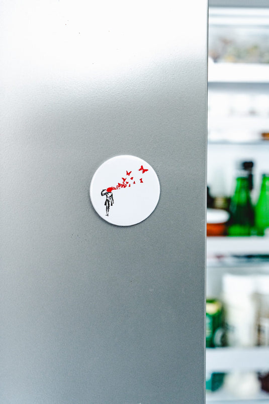 Metall Magnet Flaschenöffner – Butterfly Girl