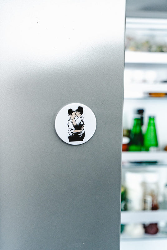 Metall Magnet Flaschenöffner – Kissing Copper