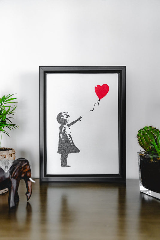 Lienzo - Girl with Balloon