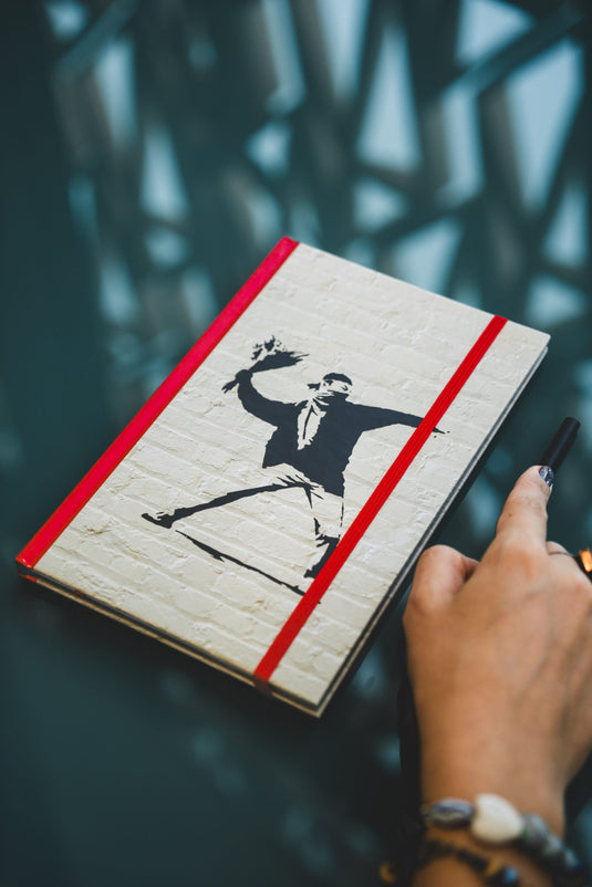 Notizbuch groß - Flower Thrower