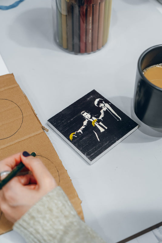 Stein Untersetzer - Pulp Fiction