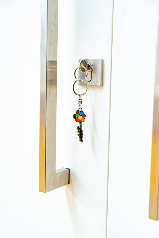 Metall Schlüsselanhänger - Floating Girl