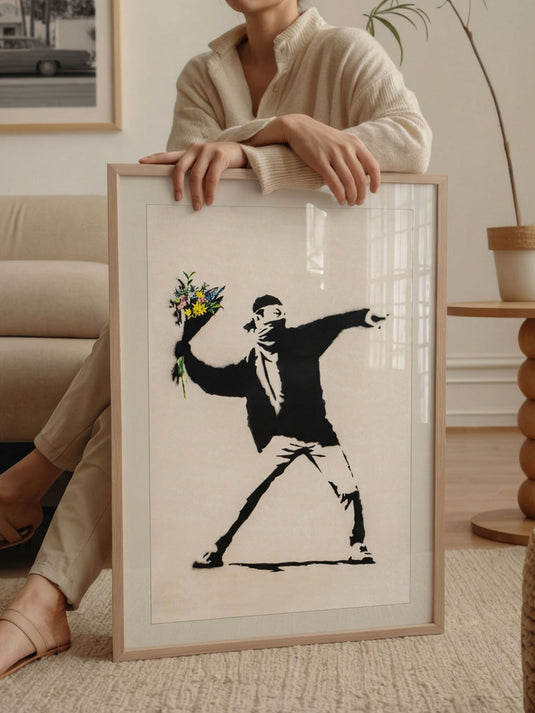 Poster · Banksy - Flower Thrower