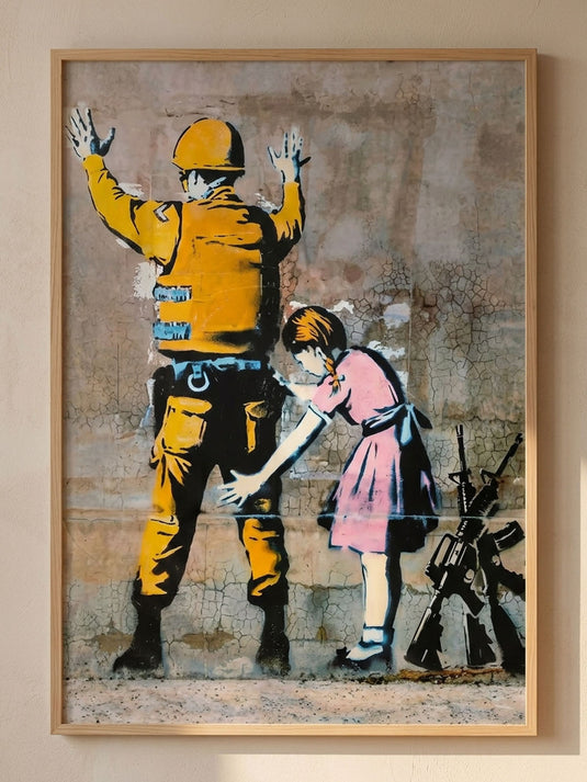 Poster · Banksy - Frisking Soldier