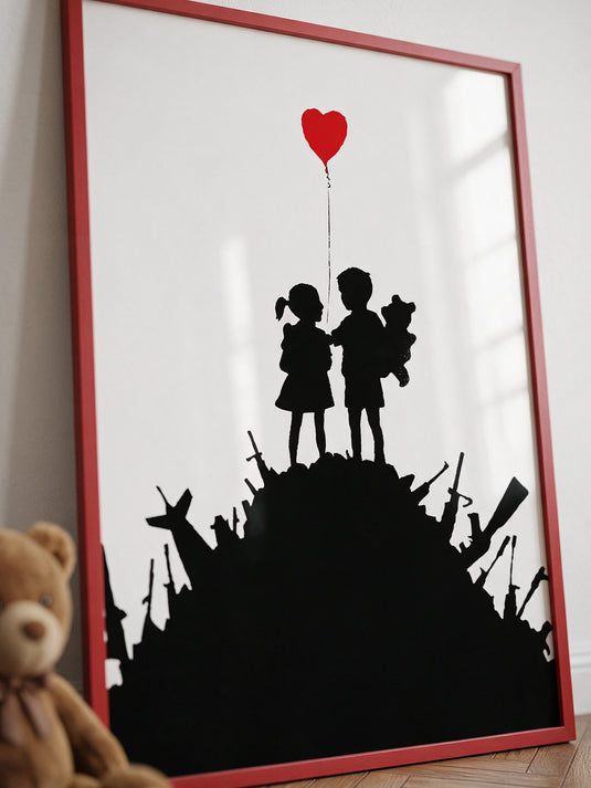 Poster · Banksy - Kids On Guns