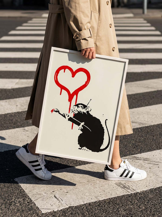 Poster · Banksy - Love Rat