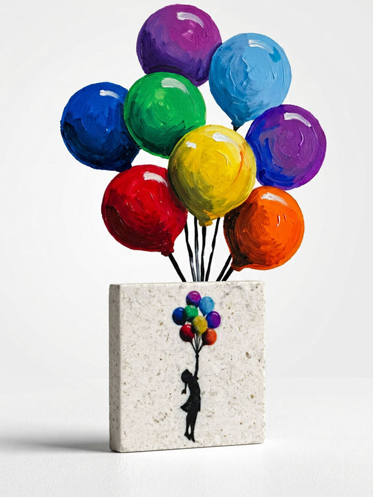 Steinmagnet · Banksy - Floating Girl