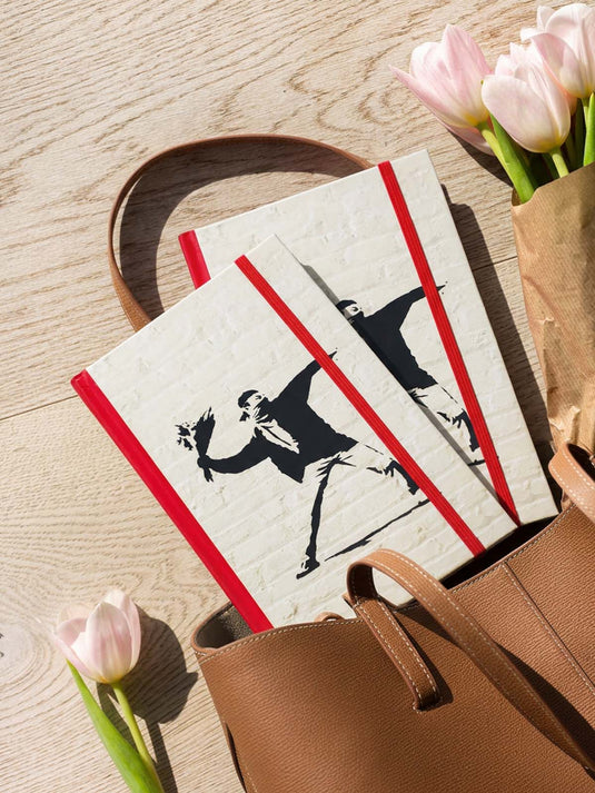 Groot notitieboek - Bloemenwerper