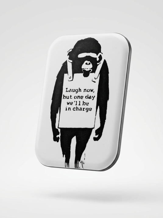 Imán de Nevera · Banksy - Laugh Now
