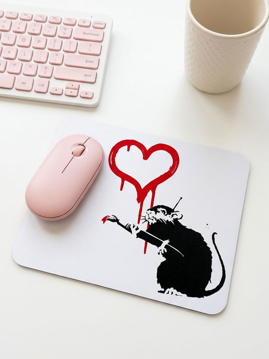 Mouse Pad - Love Rat
