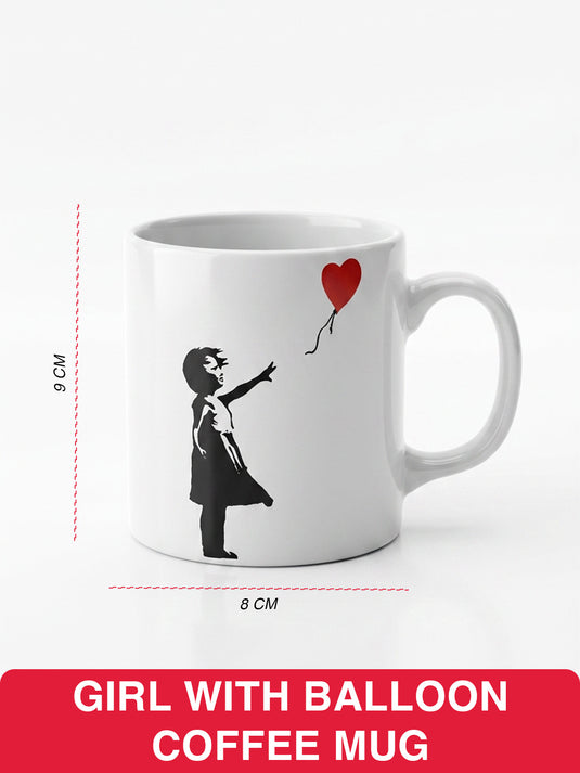 Taza de Café - Girl with Balloon