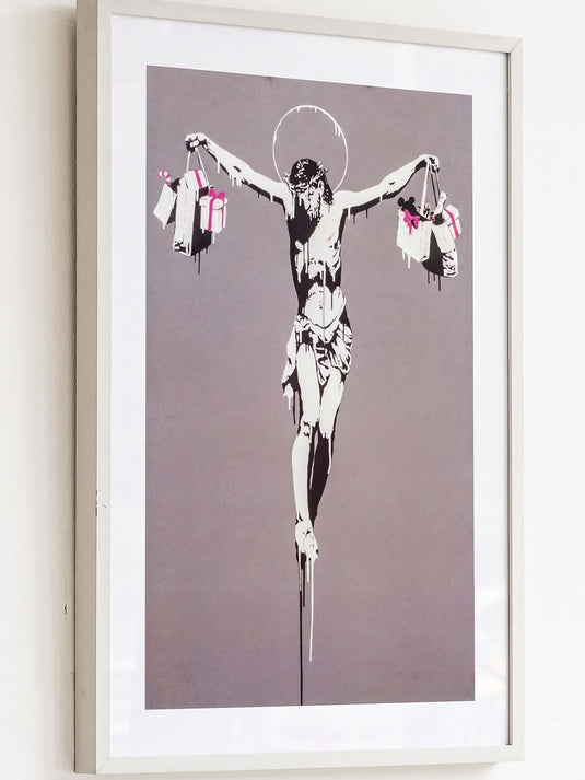 Plakát - Christ with Shopping Bags