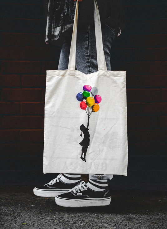 Jutebeutel klein - Floating Girl