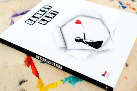 Banksy Ausstellungsbuch auf Tschechisch