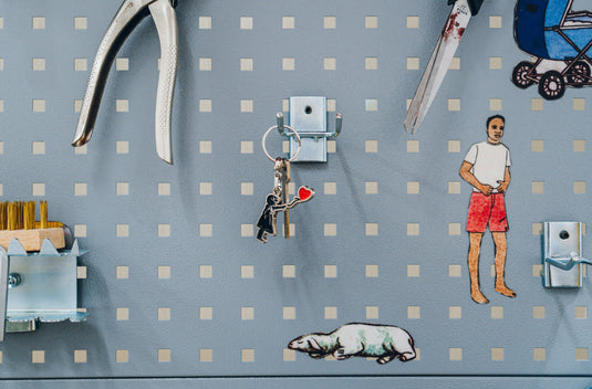 Metall Schlüsselanhänger - Girl with Balloon