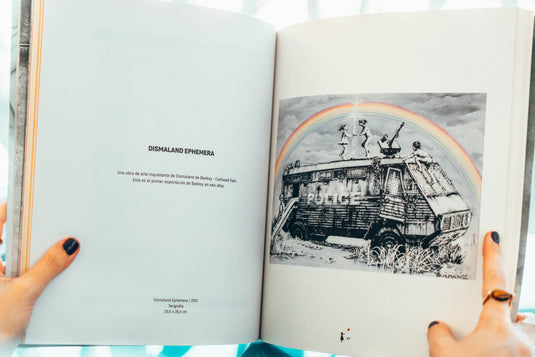 Banksy Ausstellungsbuch auf Spanisch