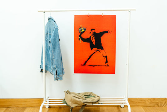 Poster - Flower Thrower Red