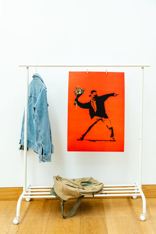 Poster - Flower Thrower Red