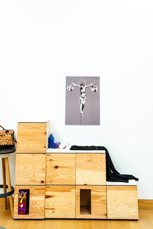 Póster - Christ with Shopping Bags