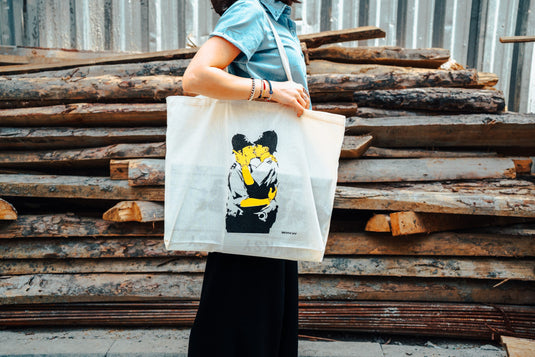 Jutebeutel groß - Kissing Copper