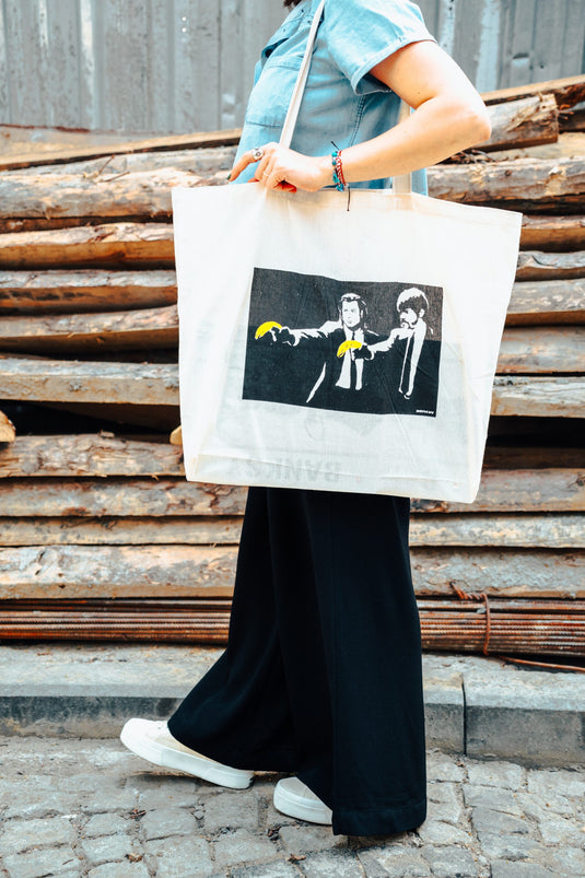 Jutebeutel groß - Pulp Fiction