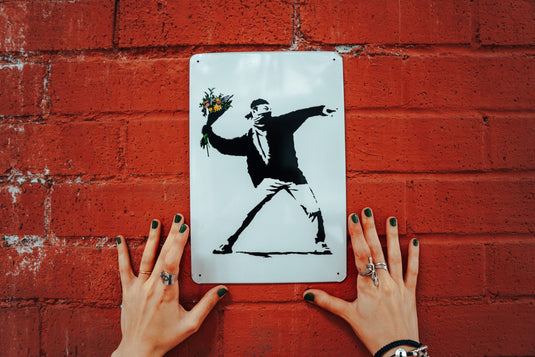 Metall Platte - Flower Thrower