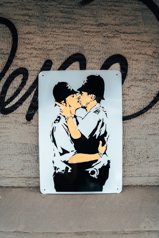 Metall Platte - Kissing Copper
