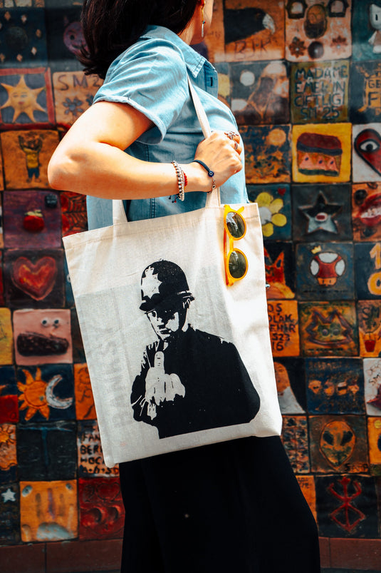 Mała torba jutowa - Rude Copper