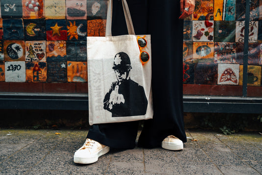 Mała torba jutowa - Rude Copper